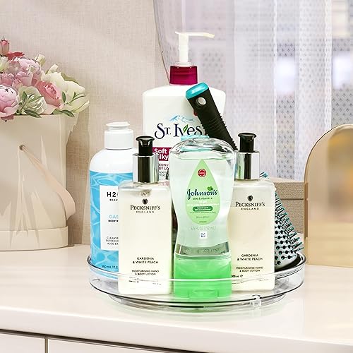 Miniatura 7 de Sorbus Lazy Susan - Juego organizador  Lazy Susan para organizar el refrigerador  Tocadiscos giratorios Lazy Susan para nevera, despensa,