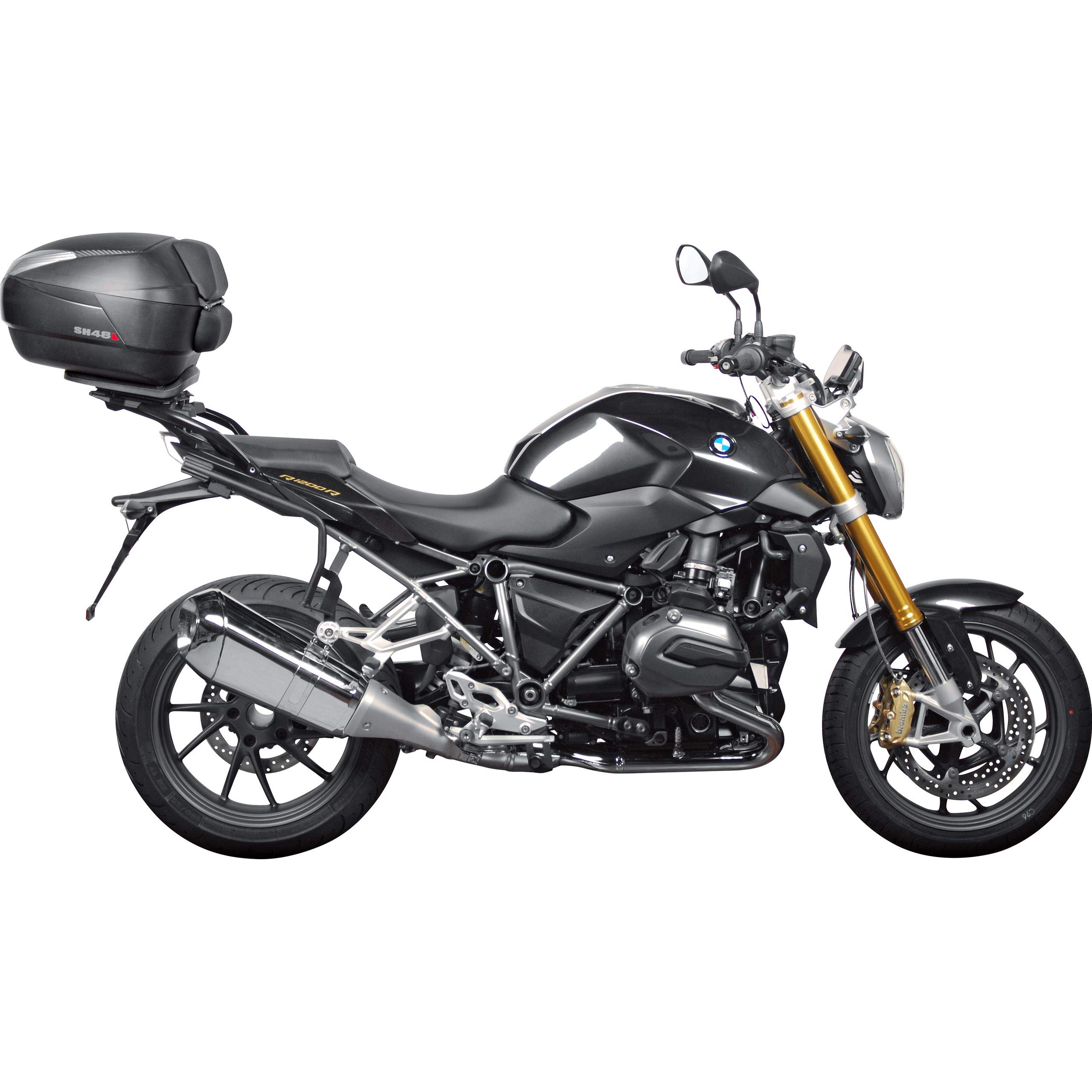 Shad Y0NM15ST Soporte de Baúl para Yamaha Nmax 125, Negro