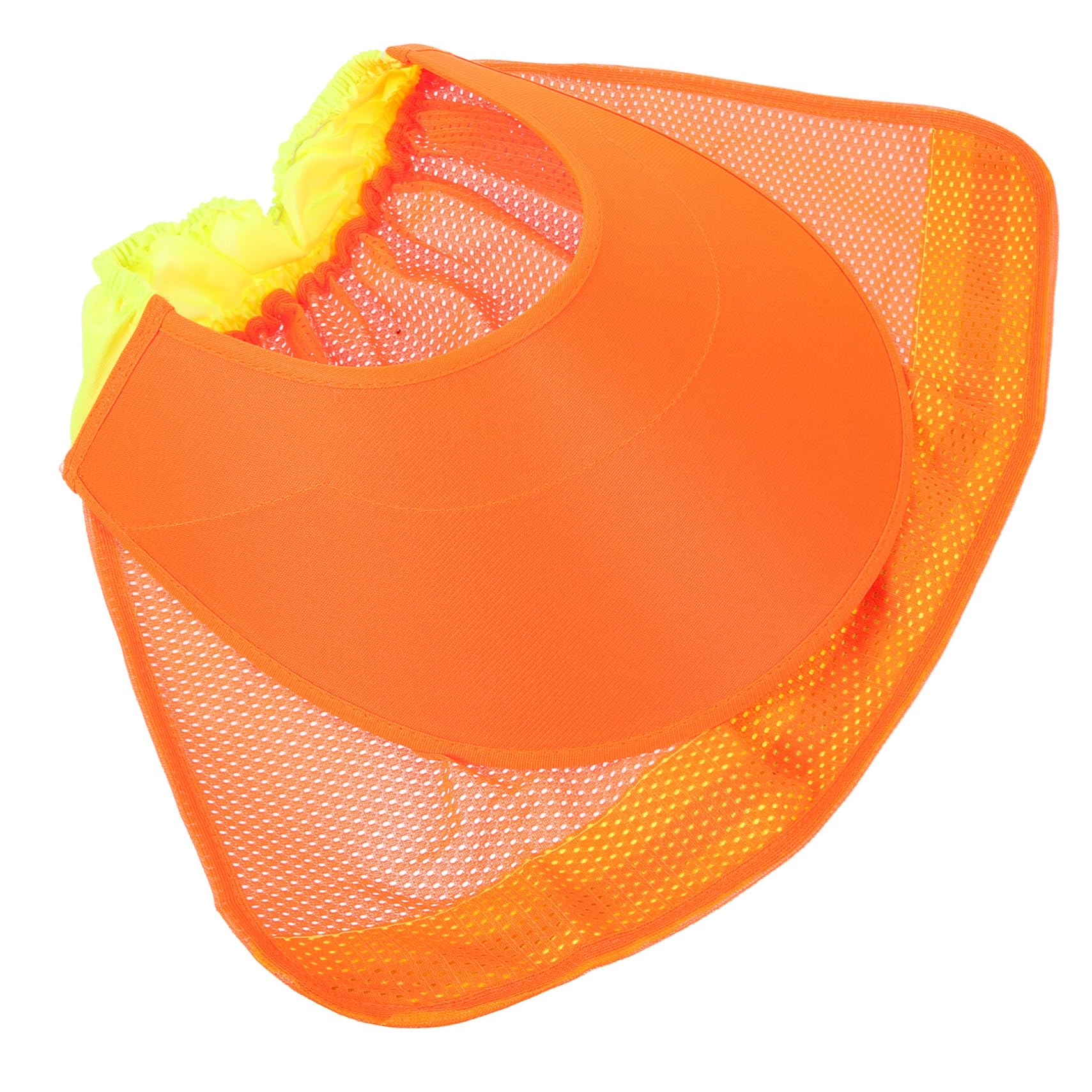 Holibanna Parasol y Casco ala Completa Protector para Naranja de Visera Solar Malla Transpirable Protección contra Quemaduras Jardinería Carpintería