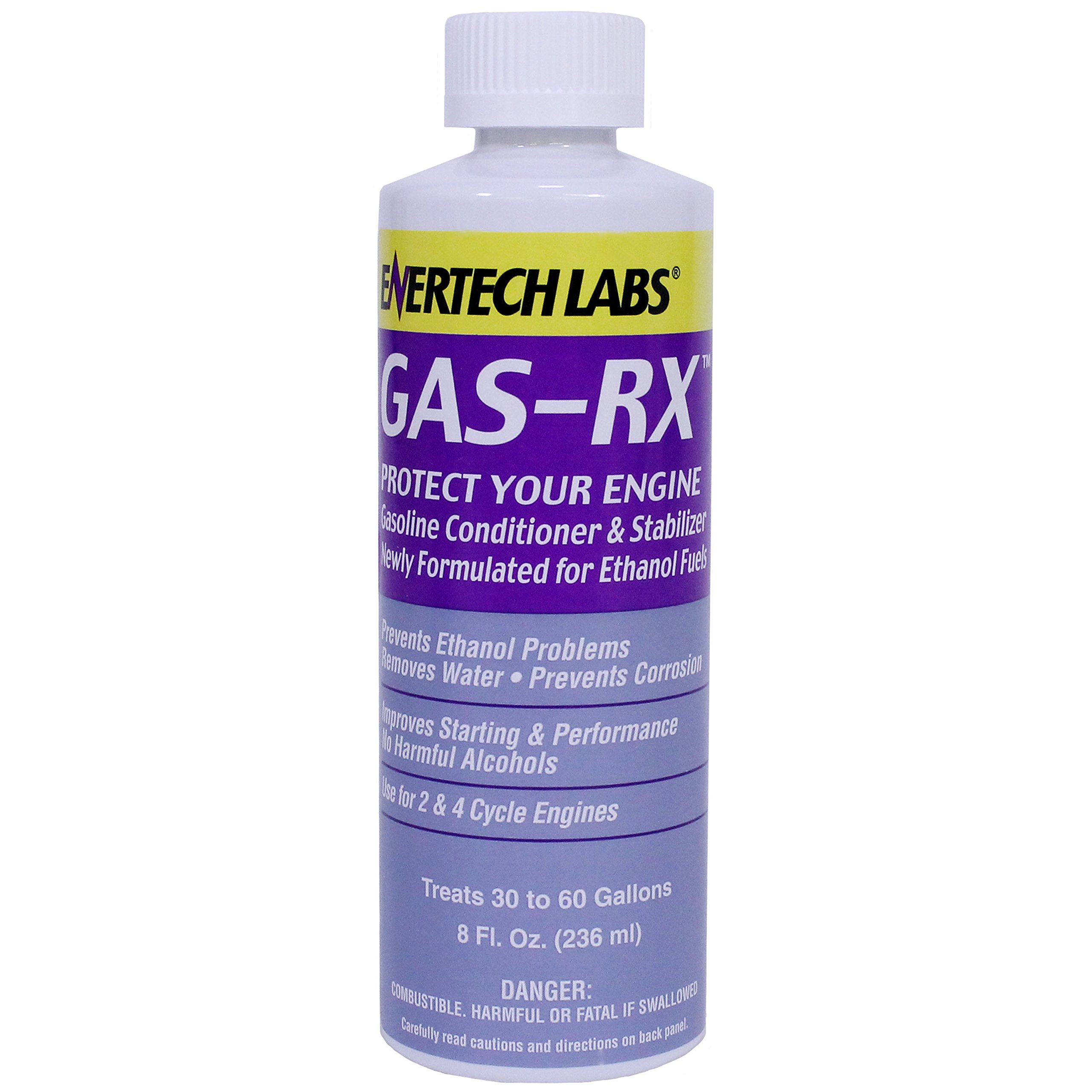Amazon.com : Enertech Labs Gas-Rx 8oz. - Gasoline Conditioner