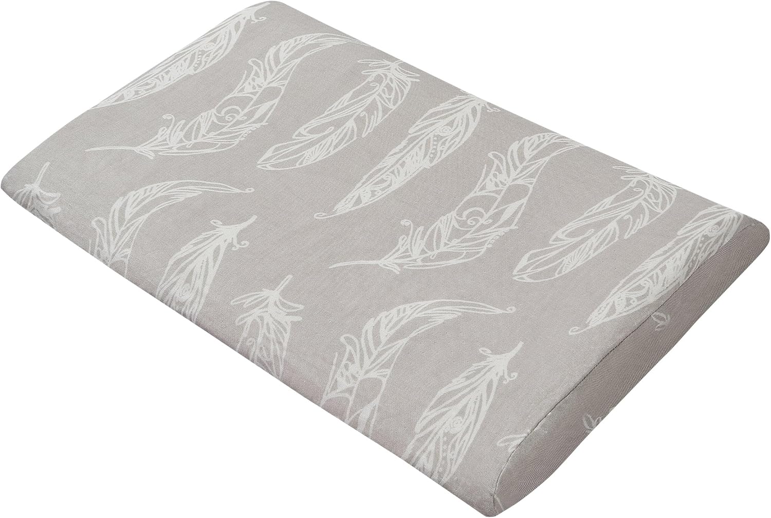 Nest Designs Toddler Pillow with Bamboo Viscose Pillowcase - Stars White, Small (Jersey)