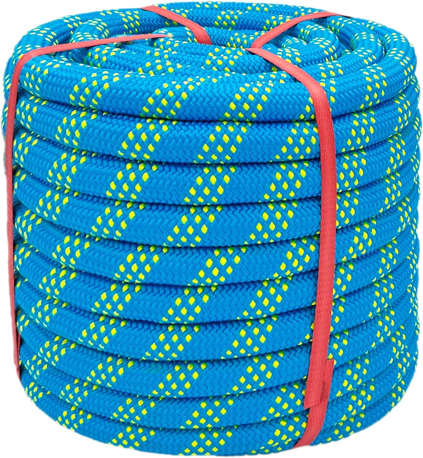Amazon.com: Climbing Rope 3/4 in x 100 Ft Blue Bull Rope Polyester ...