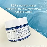 Vista 4 de Natural Amor Copper Peptide Face Gel Hidratante, Crema Facial Antienvejecimiento con Colágeno, Reafirmante Rápido, Reduce las Arrugas 1.7 oz