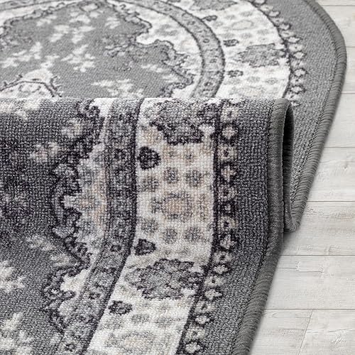 Miniatura 8 de Antep Rugs Alfombras Oriental - Alfombras tradicionales de 2 x 5 pies antideslizantes (antideslizante) de bajo perfil con parte trasera de goma para