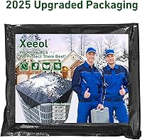 Vista 9 de Air Conditioner Covers for Outside Units 36 x 36, 600D Waterproof AC Cover, AC Condenser Winter Cover - Snowproof, Rainproof