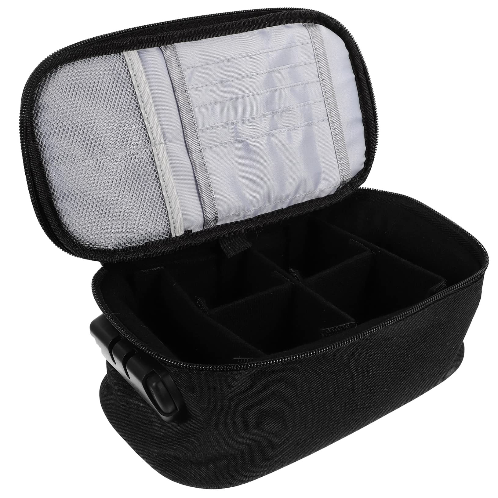 Beaupretty Trousse de Voyage à Fermeture Éclair de Maquillage avec Compartiments pour Articles de Toilette Pochette de Rangement Portable pour Cosmétiques