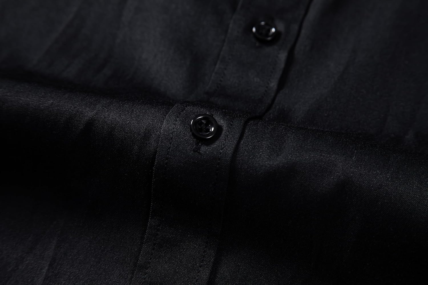 LOCALMODE Mens Stretch Slim Fit Dress Shirts Lightweight Soft Long Sleeve Casual Button Down Shirts - Image 2