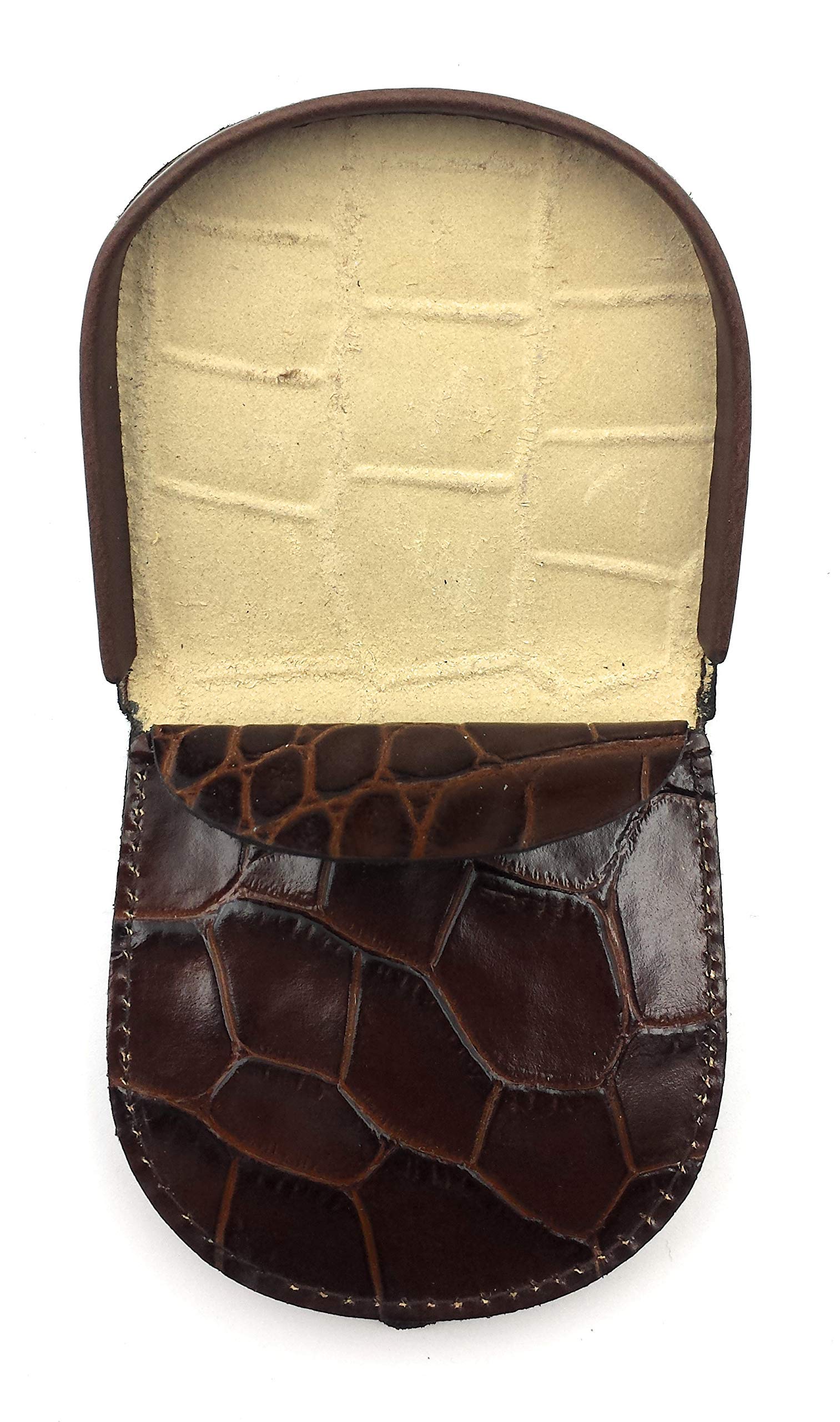 franartPiel - Taconera, monedero de tacón clásico hecho a mano en Piel Ubrique - Pequeña cartera de cuero auténtico para llevar tus monedas (Negro) — view 2