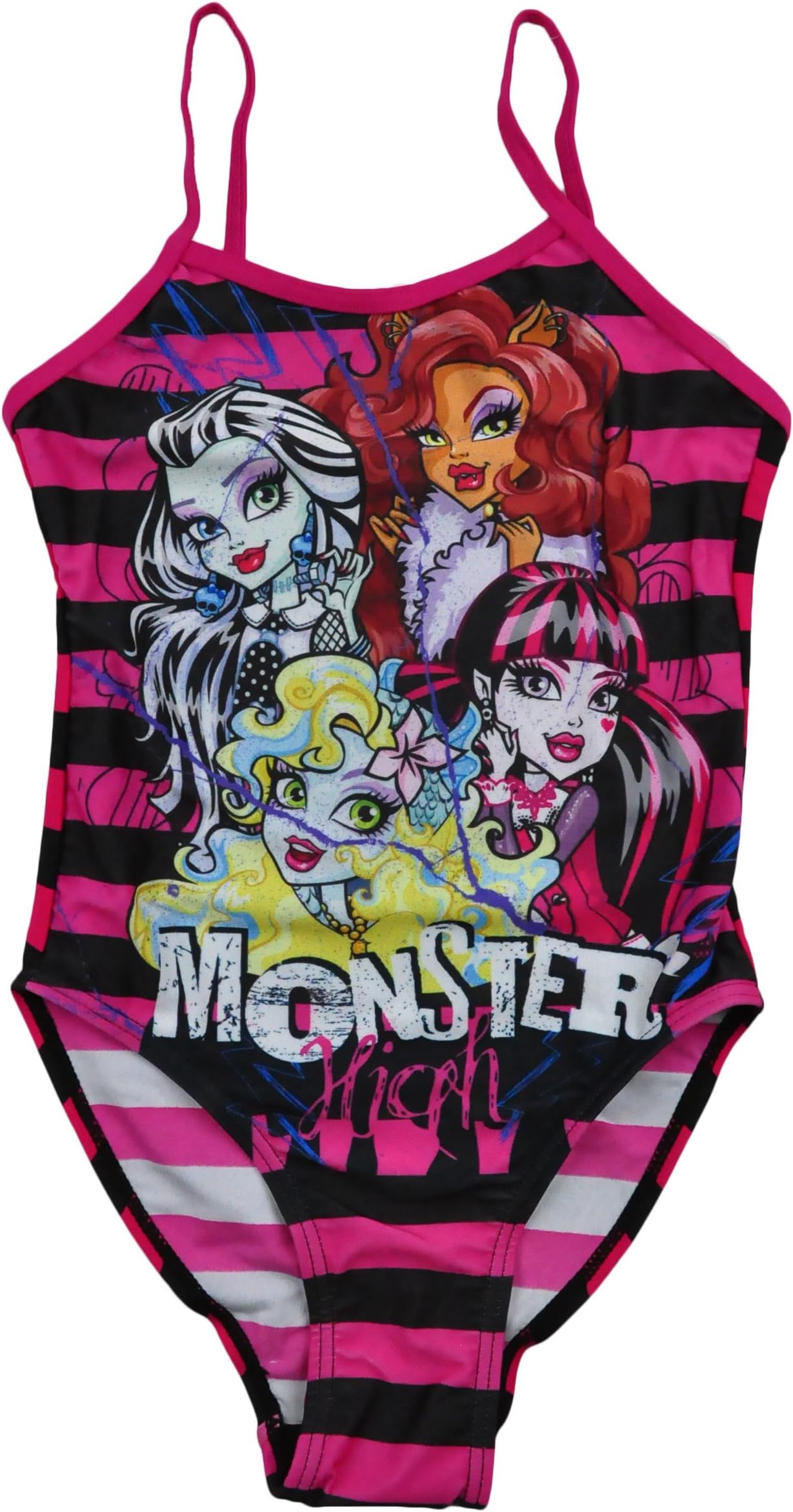 Official Licensed Monster High Swimsuit Swimwear Swimming Wear Bikini one Pieces for Kids Girls