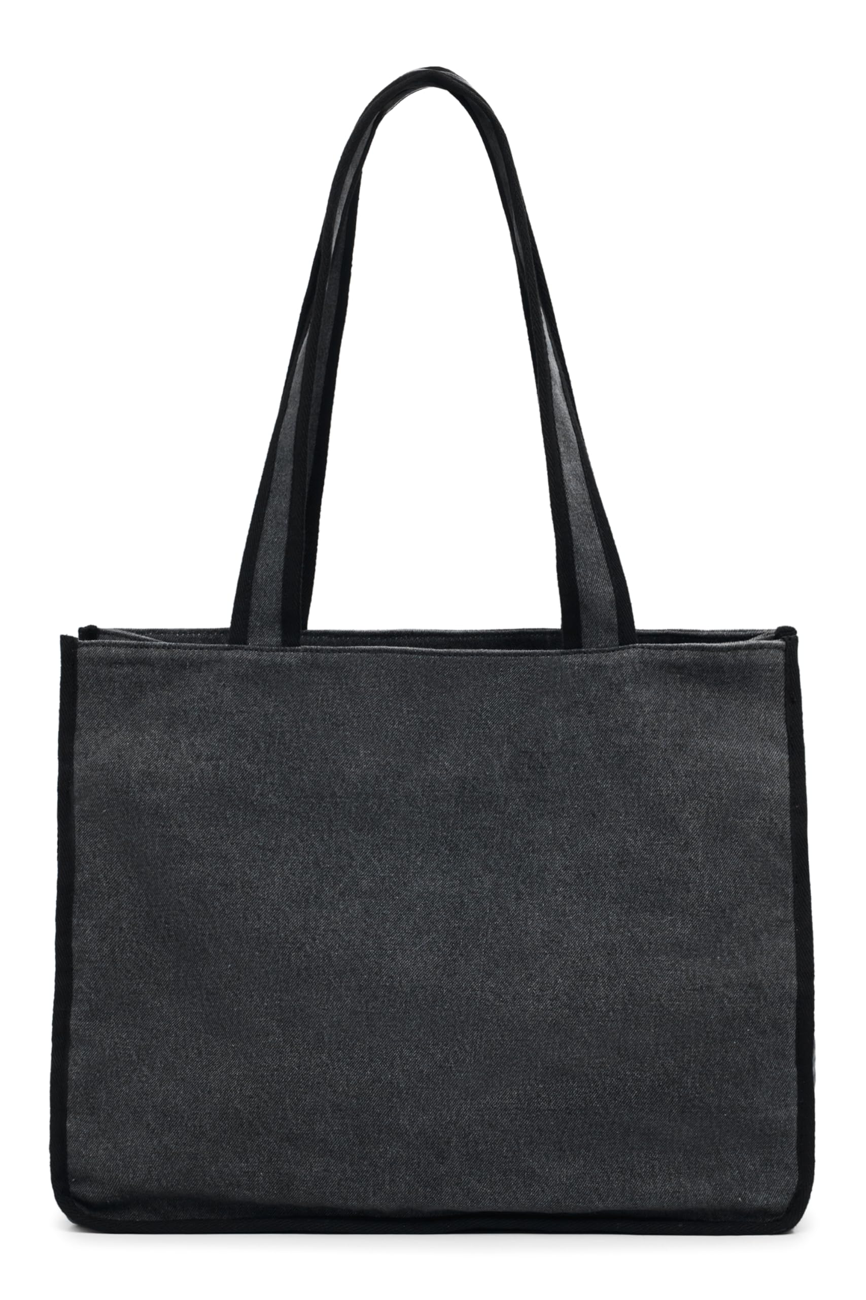 Desigual Unisex's Bag_Mickey SHOPPINGBAG, czarny/biały, jeden rozmiar, czarny/biały, Rozmiar Uniwersalny