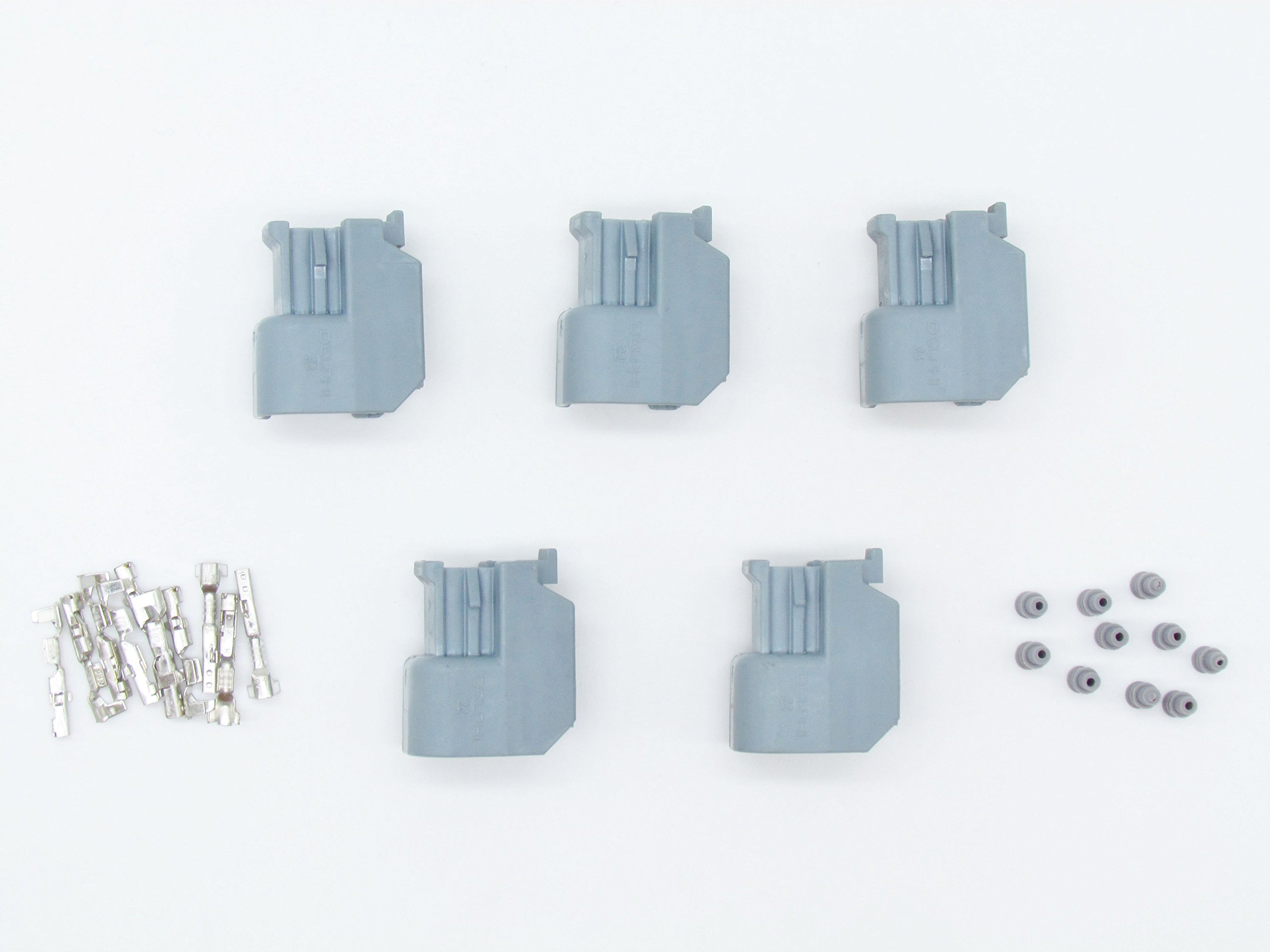 Cnkf 5 Sets Delphi Metripack Kraftstoff Injektor Stecker - 2 Pin Wasserdicht Für Toyota