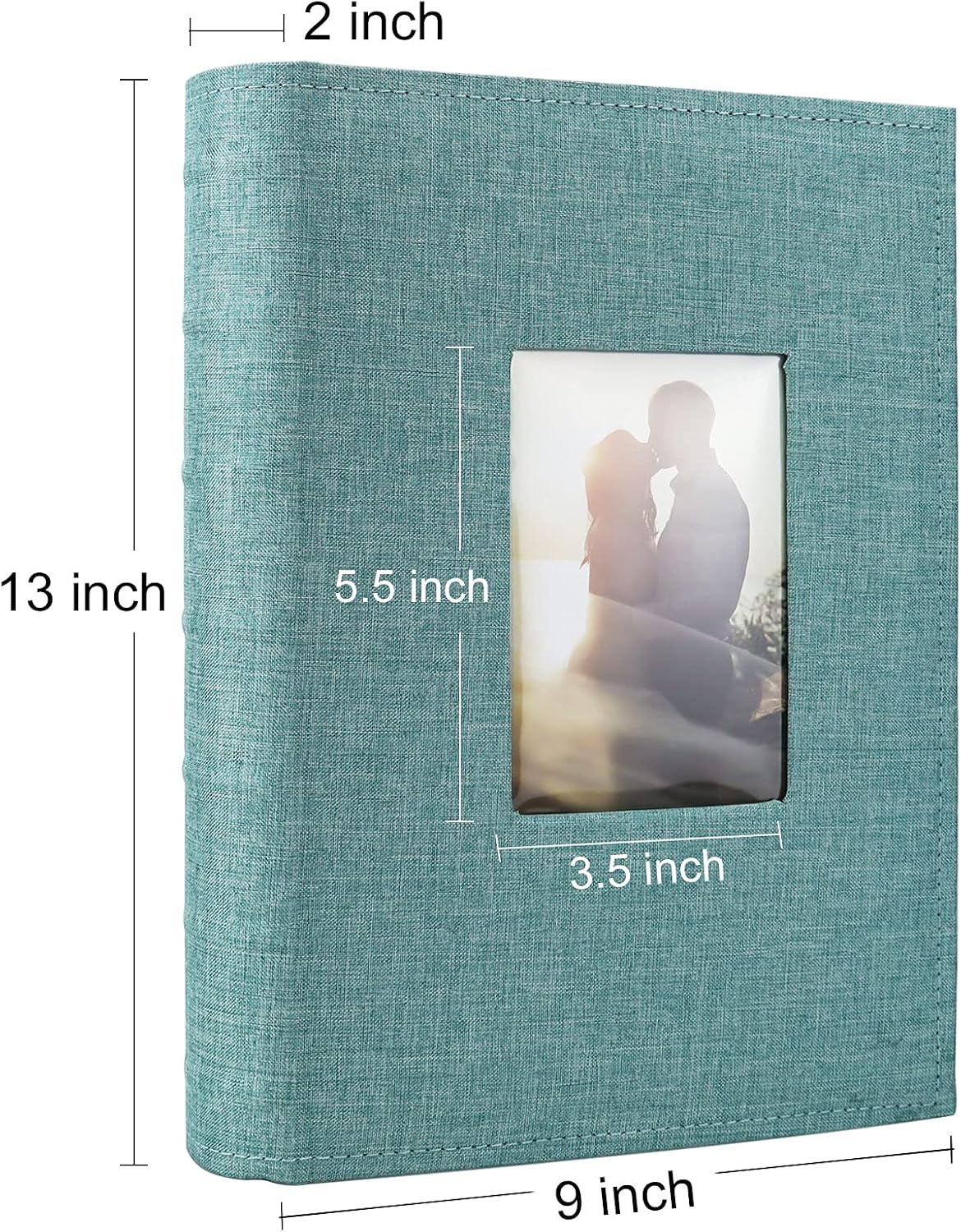 Vienrose Photo Albums 6x4 (15x10 cm) 300 Pockets Linen Cover with Memo Spaces Photobook Large Capacity Pictures Album Memory Book for Wedding Family - Image 3