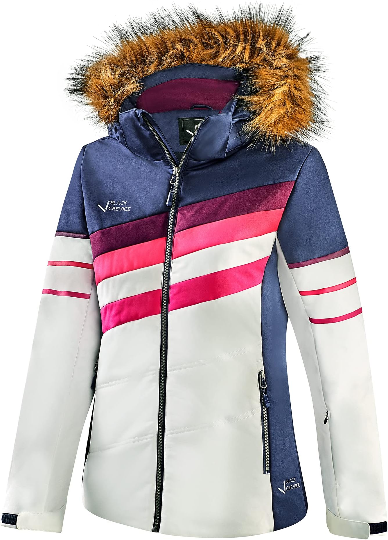 Women's Skijacke Striped Ski jacket.