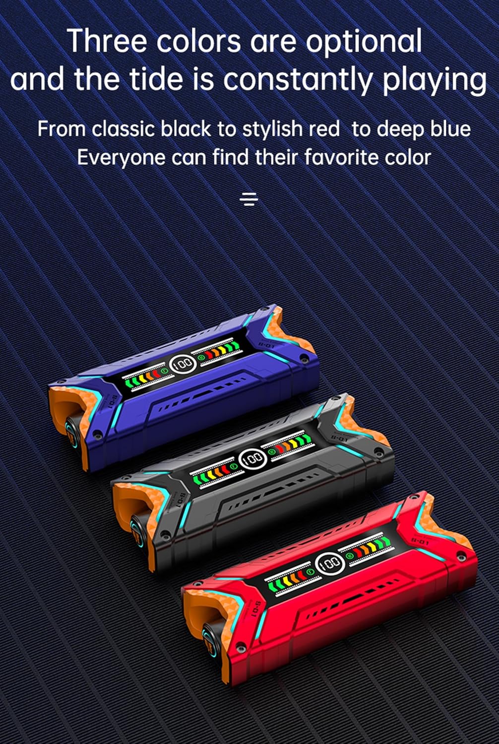 True Wireless Earbuds, 2024 Bluetooth Headphones 5.3 Earbuds, Waterproof Touch Control Ear Buds in-Ear Built-in Mic, with LED Power Display, IP7 Waterproof Earphones Sport Headset - Model 41