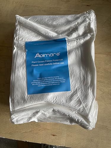 Miniatura 8 de Abimars Cubiertas para plantas, protección contra congelación, 0.88 ozyd, 8.2 pies x 32.8 pies, cubierta flotante reutilizable para jardín,