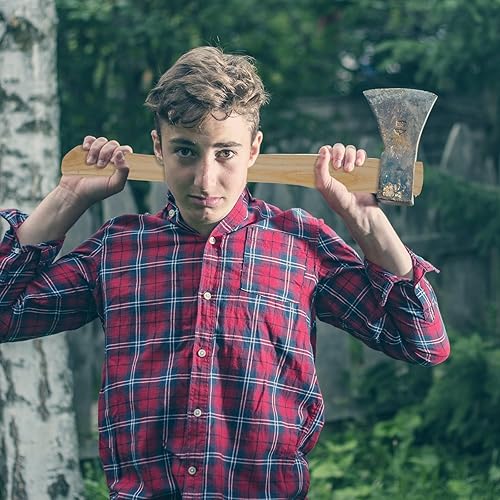 Miniatura 7 de DOITOOL 4 piezas de repuesto de mango de hacha de madera de nogal para hacha de campamento, hacha, picado y división de madera