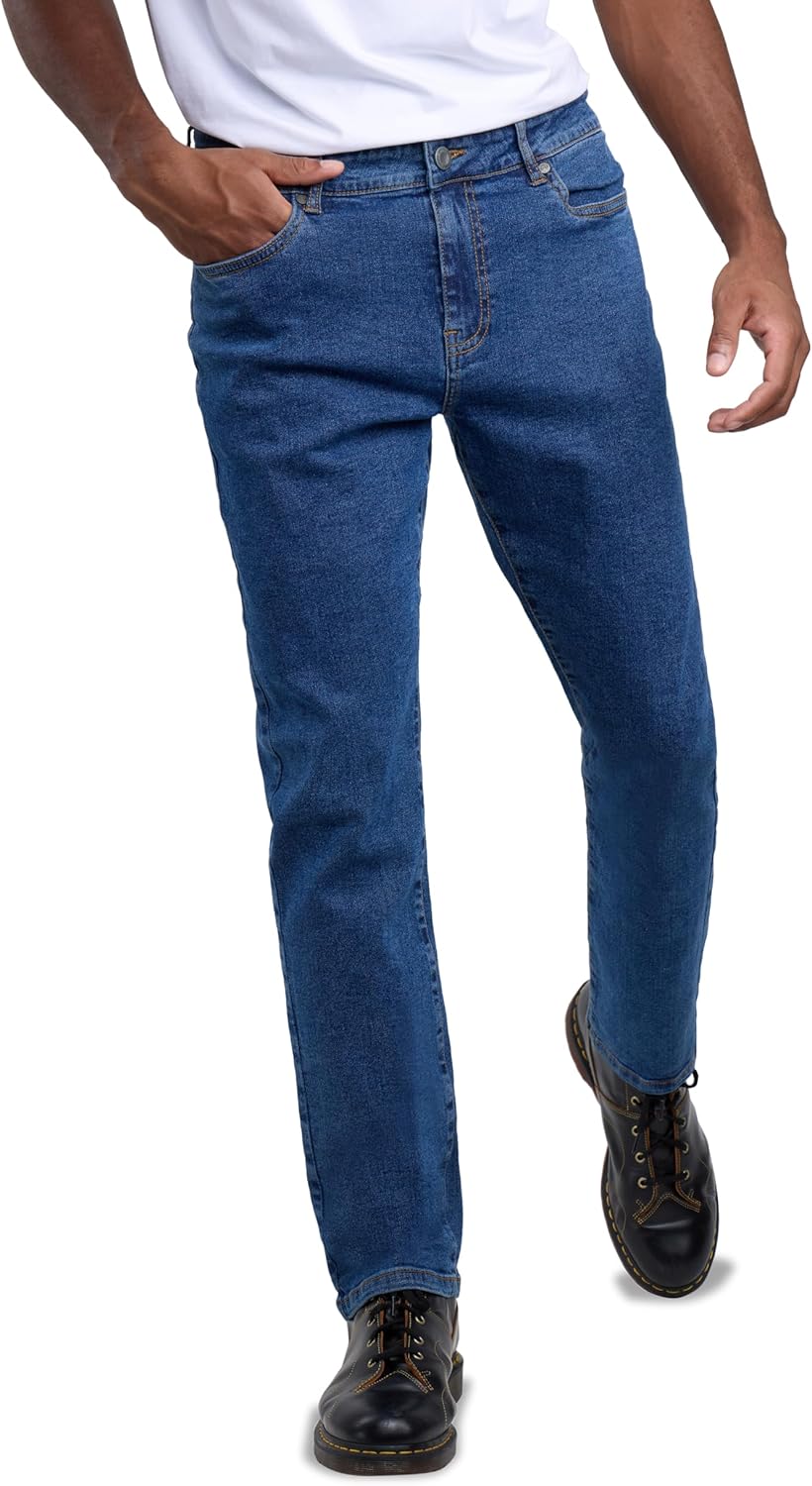 Men's Soft Slim Fit Stretch Cotton Denim Jeans Pants