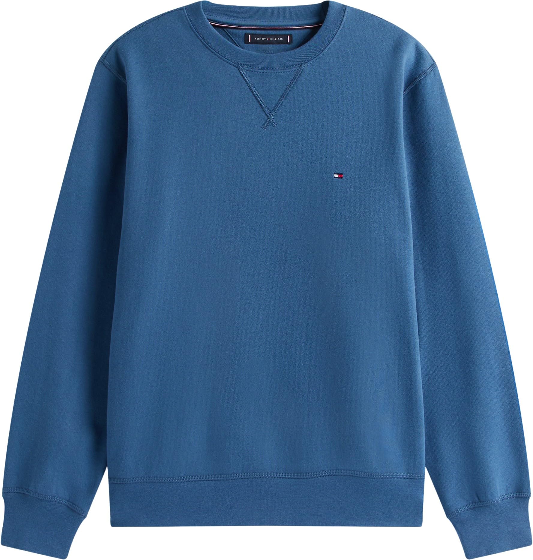 Tommy Hilfiger Uomo Felpa Seasonal Fleece con Scollo Rotondo
