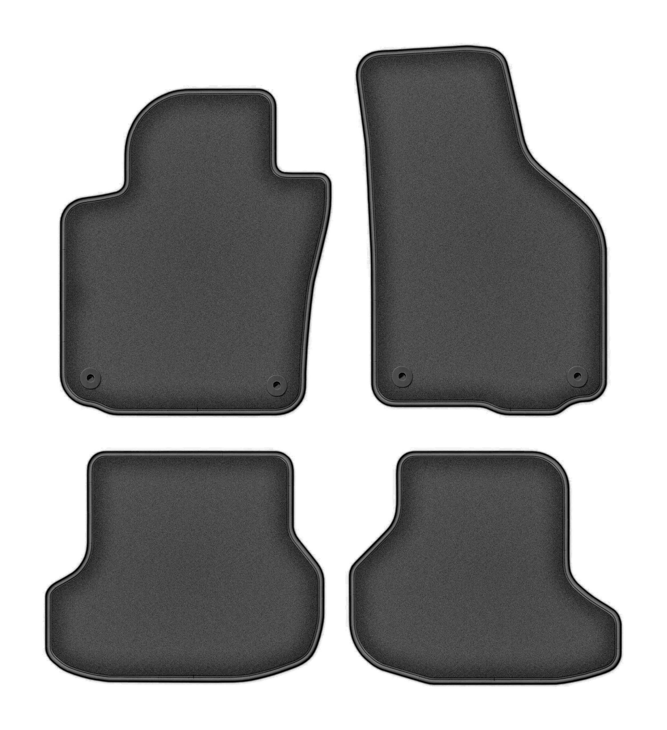 Tapis en Polyamide Graphite pour Golf VI Cabriolet 2011-2016 - 8