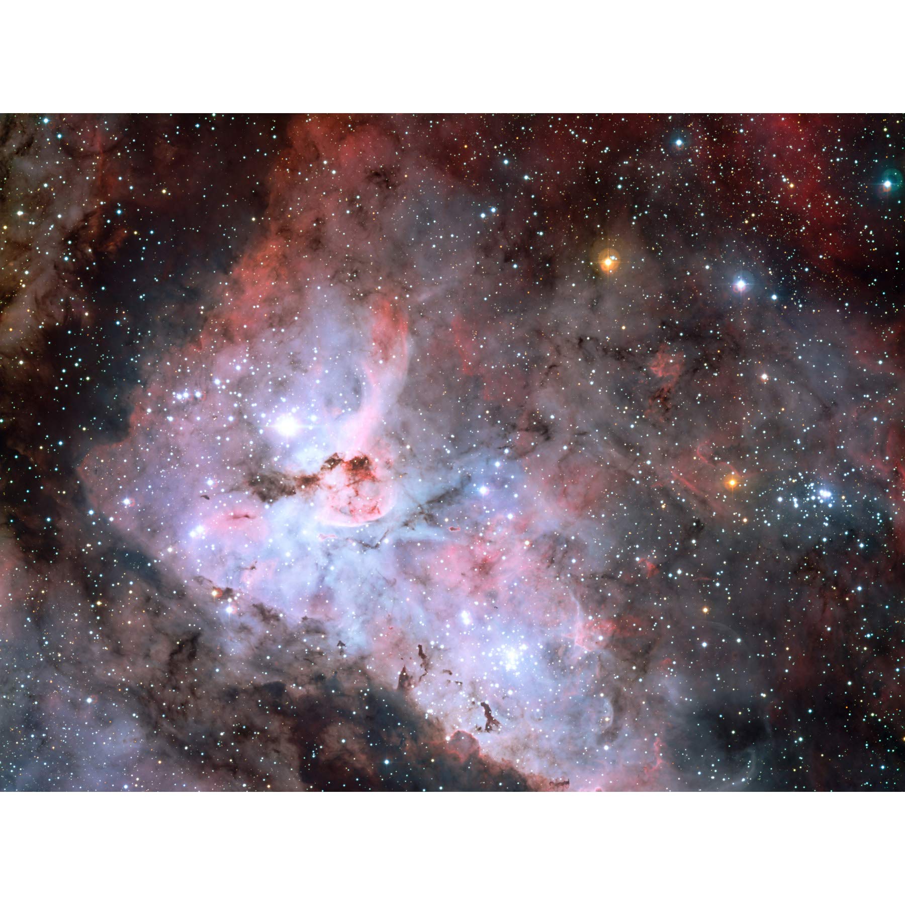 Wee Blue Coo Carina Nebula Space Stars Galaxy Universe Hubble Large Art Print Poster Wall Decor 18X24 Inch