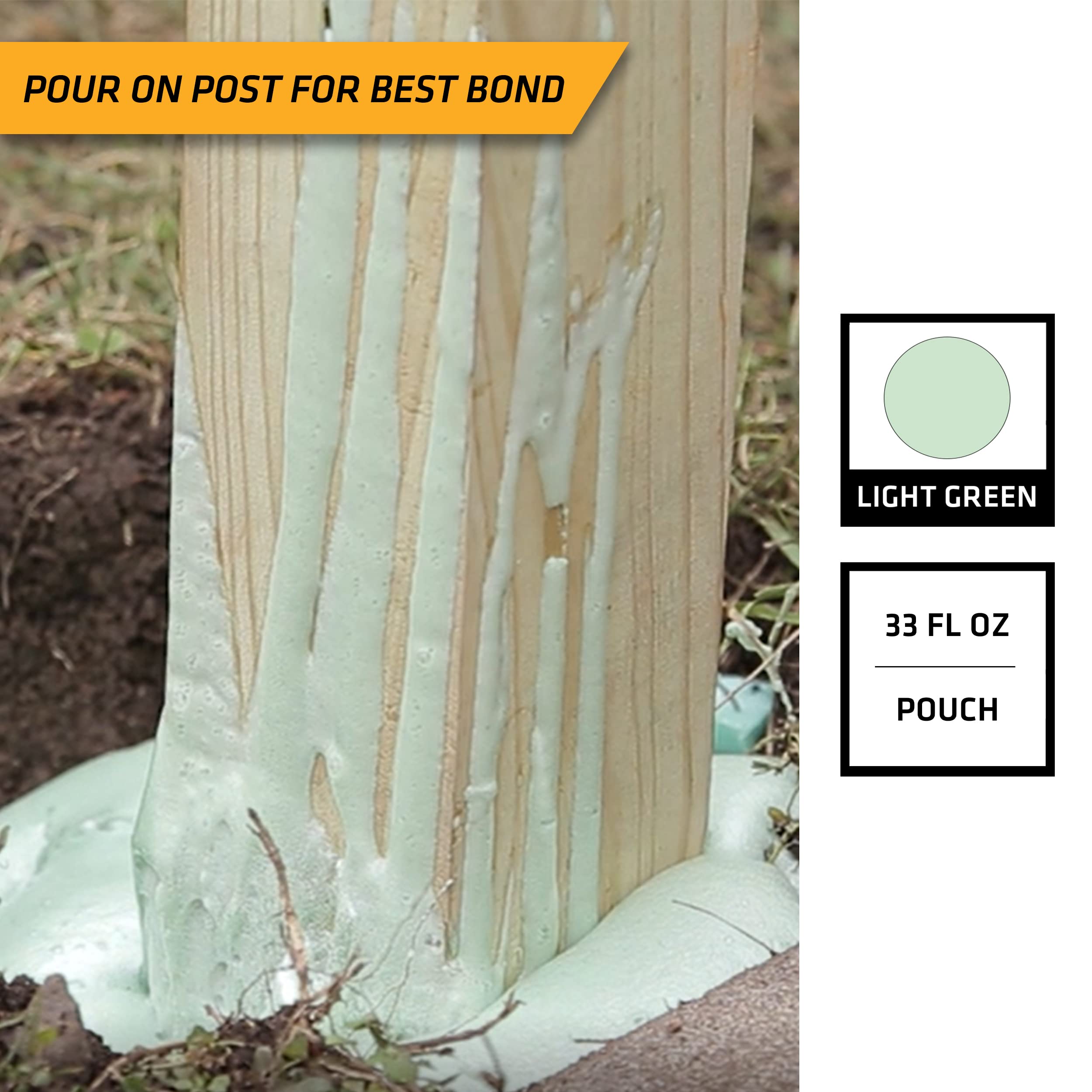 Sika Postfix Fence Post Mix, MixinTheBag Expanding Foam for