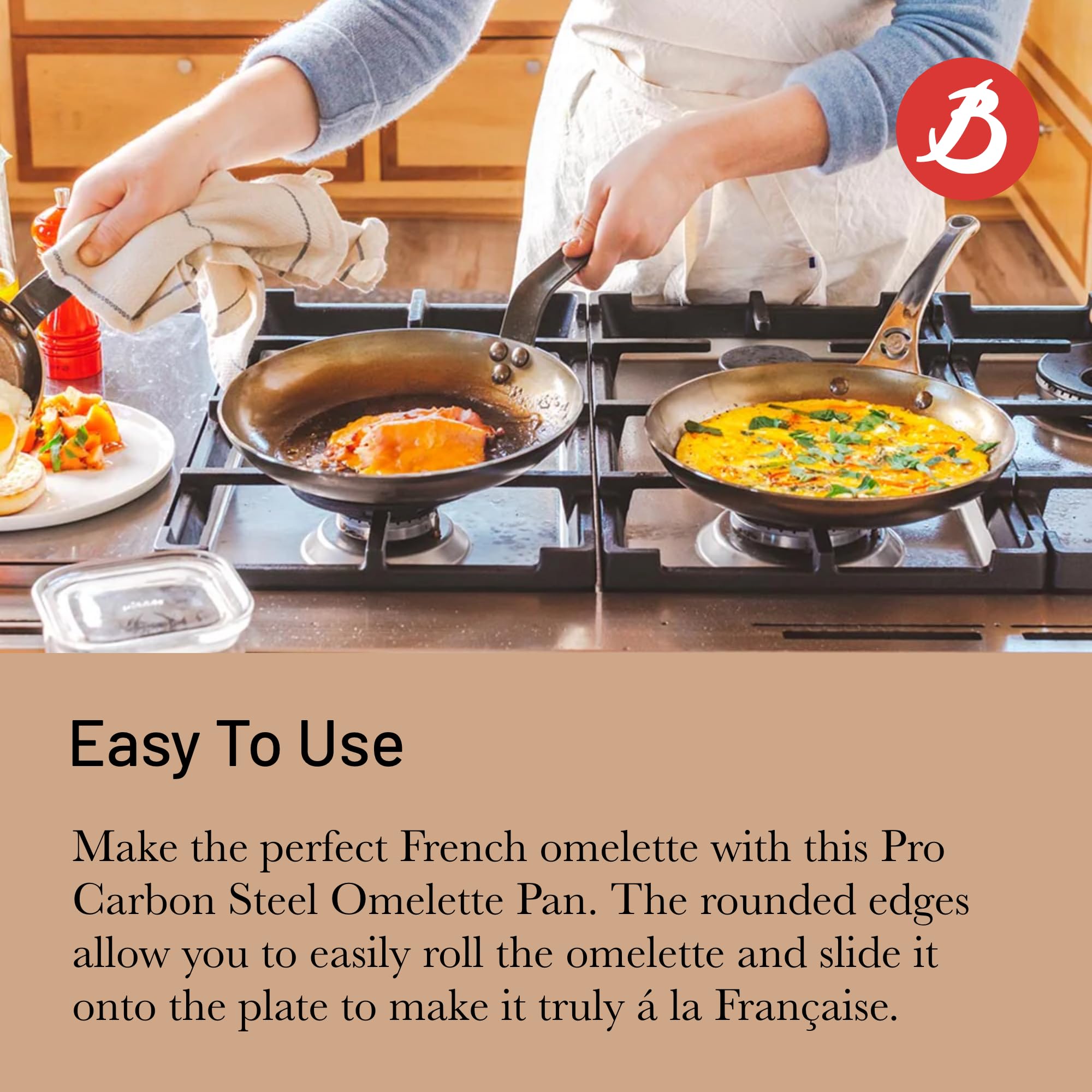 DE BUYER - Poêle à Omelette 24 cm