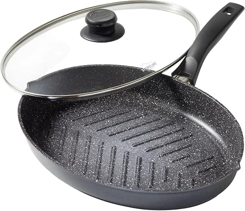 STONELINE XXL Fisch- und Schnitzelpfanne, 35,2 x 24,3 cm, mit