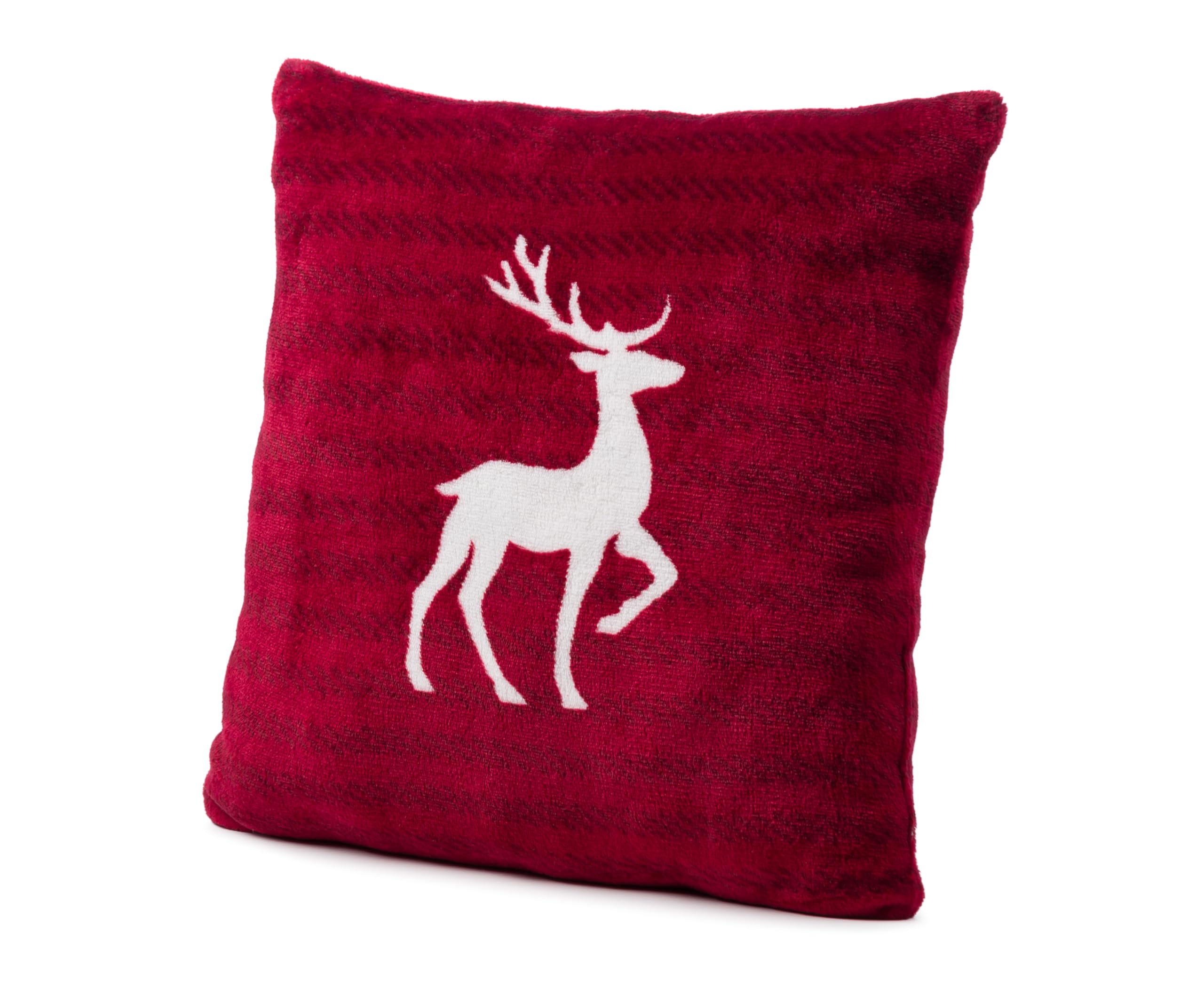 Cojines decorativos de microfibra Gözze Scandic, elegancia y suavidad en rojo de 45x45 cm