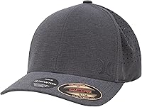Hurley Phantom Men's Fitted Baseball Cap - Sweat-Wicking, Breathable Stretch Fit Hat for Active Lifestyles (S-XL)