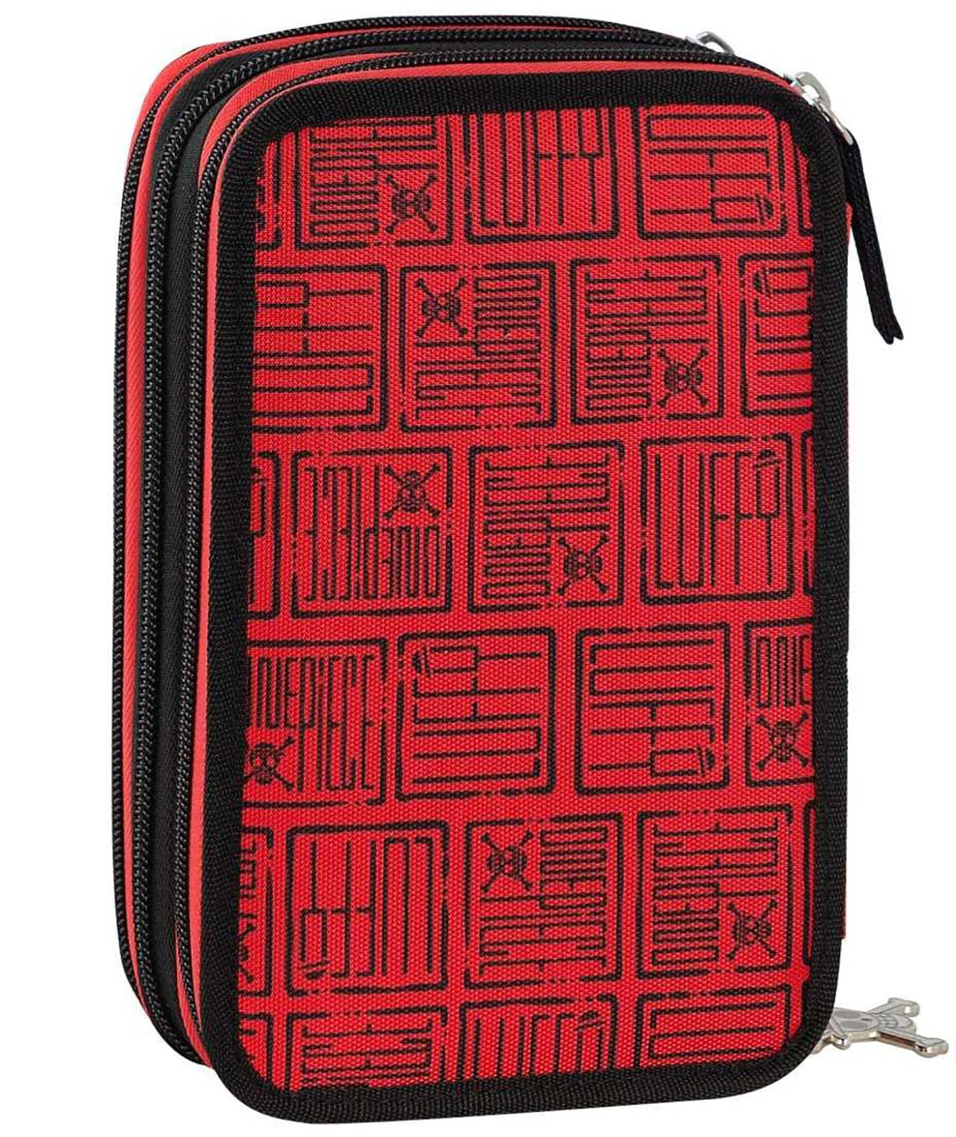 Clondo Astuccio 3 Scomparti Riempito Bambino One Piece Luffy 45 Accessori Scuola Set Cancelleria