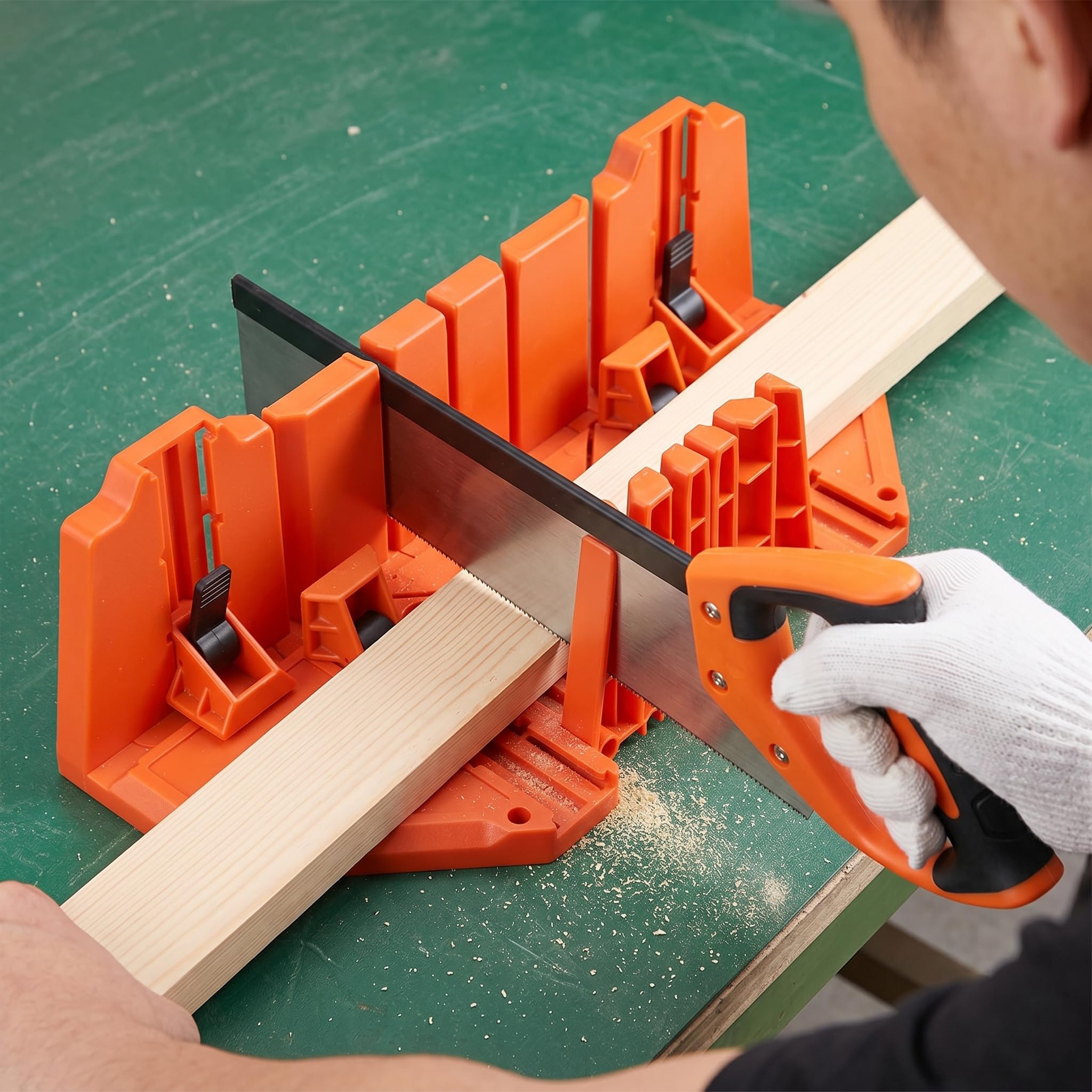 Greensen Scatola per Mitra con Serraggio - Scatola per Mitra in Plastica per Potatura per Legno a Mano Strumento Hardware - 35,5 x 11 x 15 cm