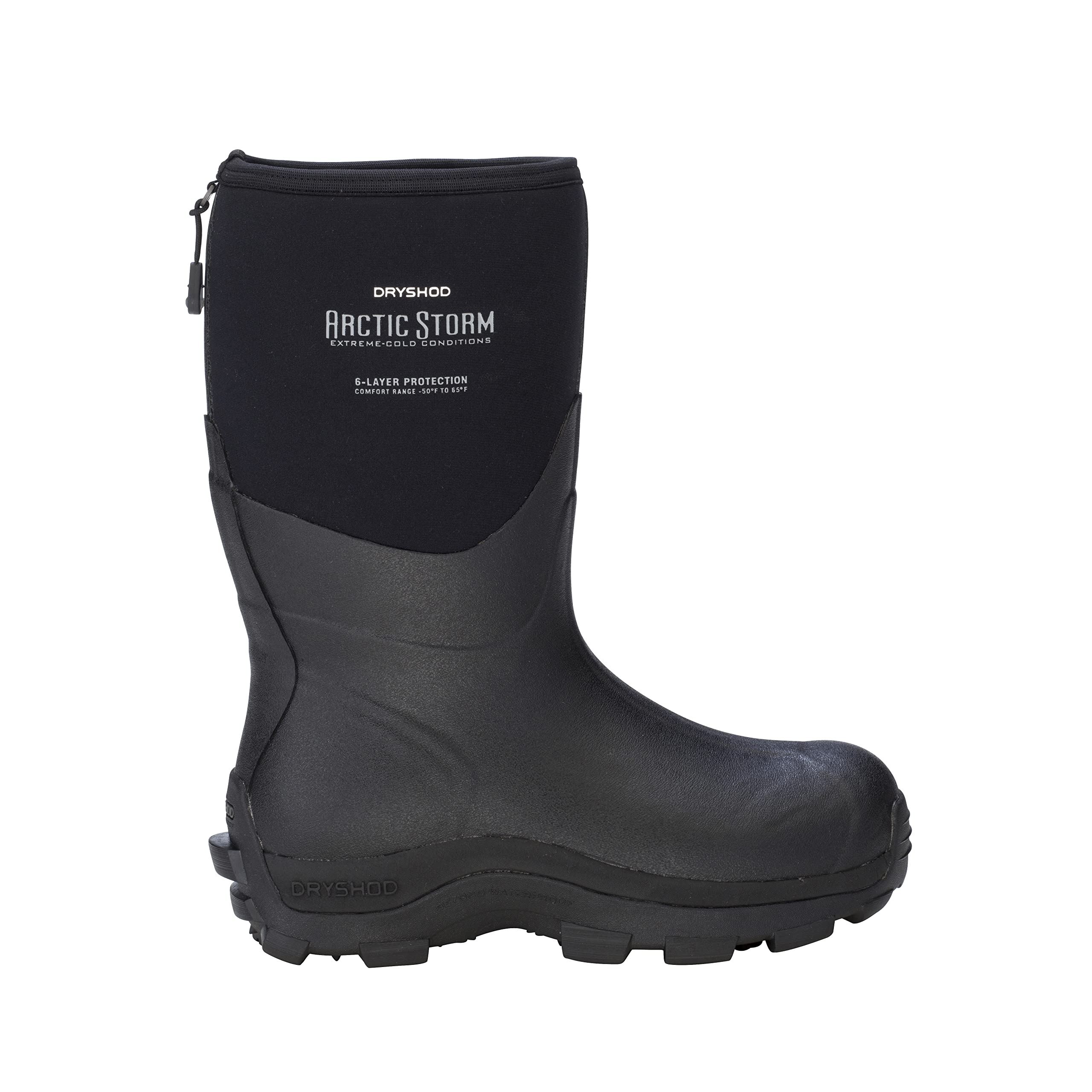 Arctic Storm Winter Boot | Mid-Calf Height |Black/Grey | Waterproof | Extreme Cold |ARS-MM-BK