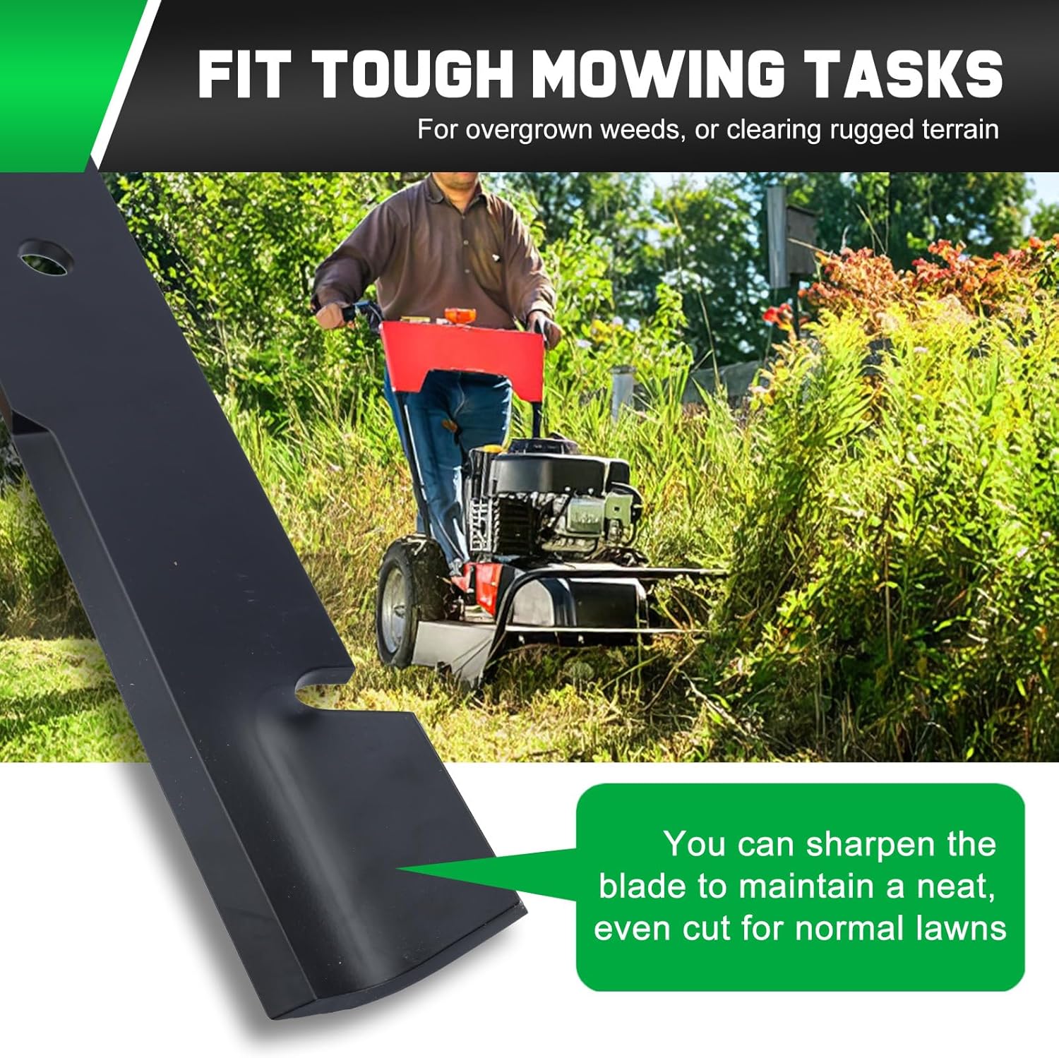 115-9649-03 Mower Blades Compatible with Toro Titan Timecutter Z Master Max ZX HD 6020 6050 6000 6030 6080 60" Zero Turn Mower Replace 115 9649 03p
