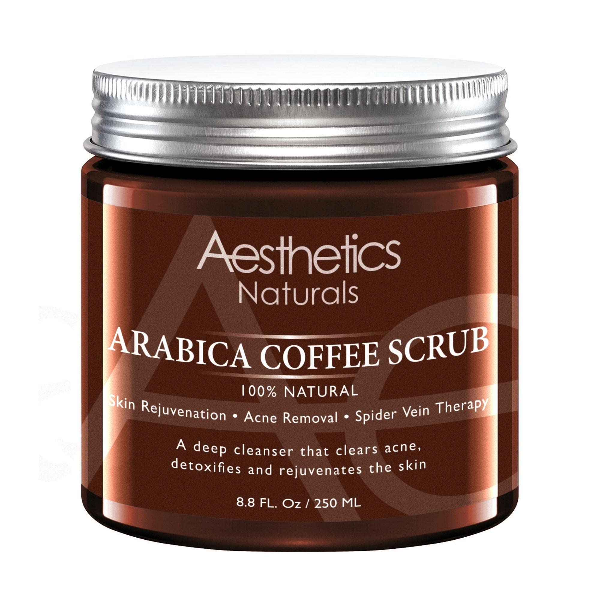 100% Natural Arabica Coffee Scrub for Skin Care