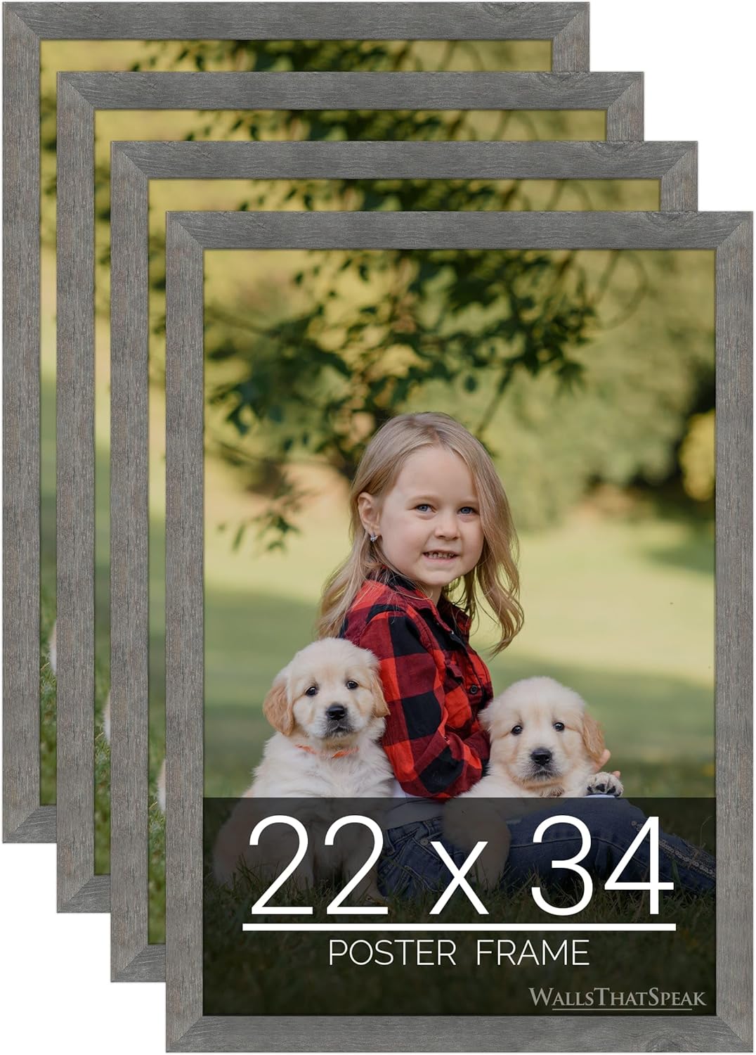 wallsthatspeak 22x34 American Barn Picture Frame for
