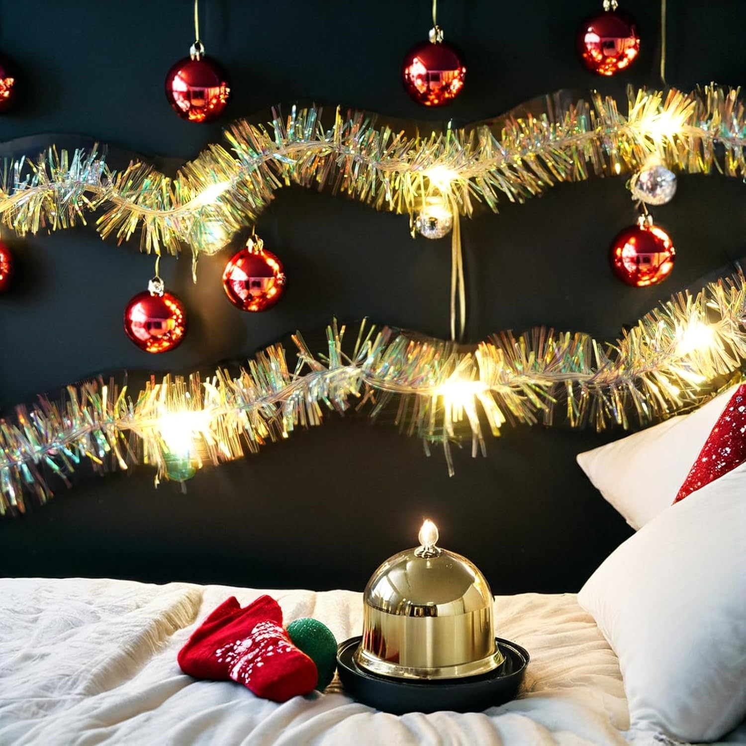 TopVelo String Lights 33FT for Christmas Tree Decorations