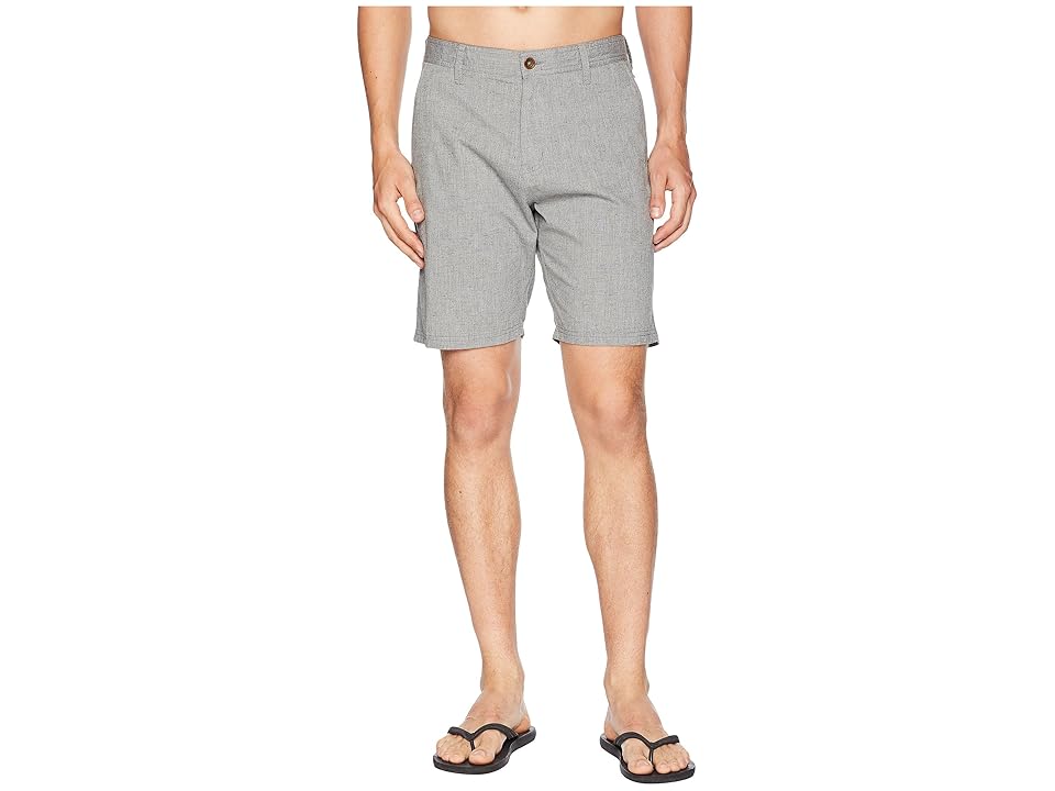 

VISSLA Palms Hybrid Two-Way Stretch Walkshorts (Grey Heather) Men's Shorts
