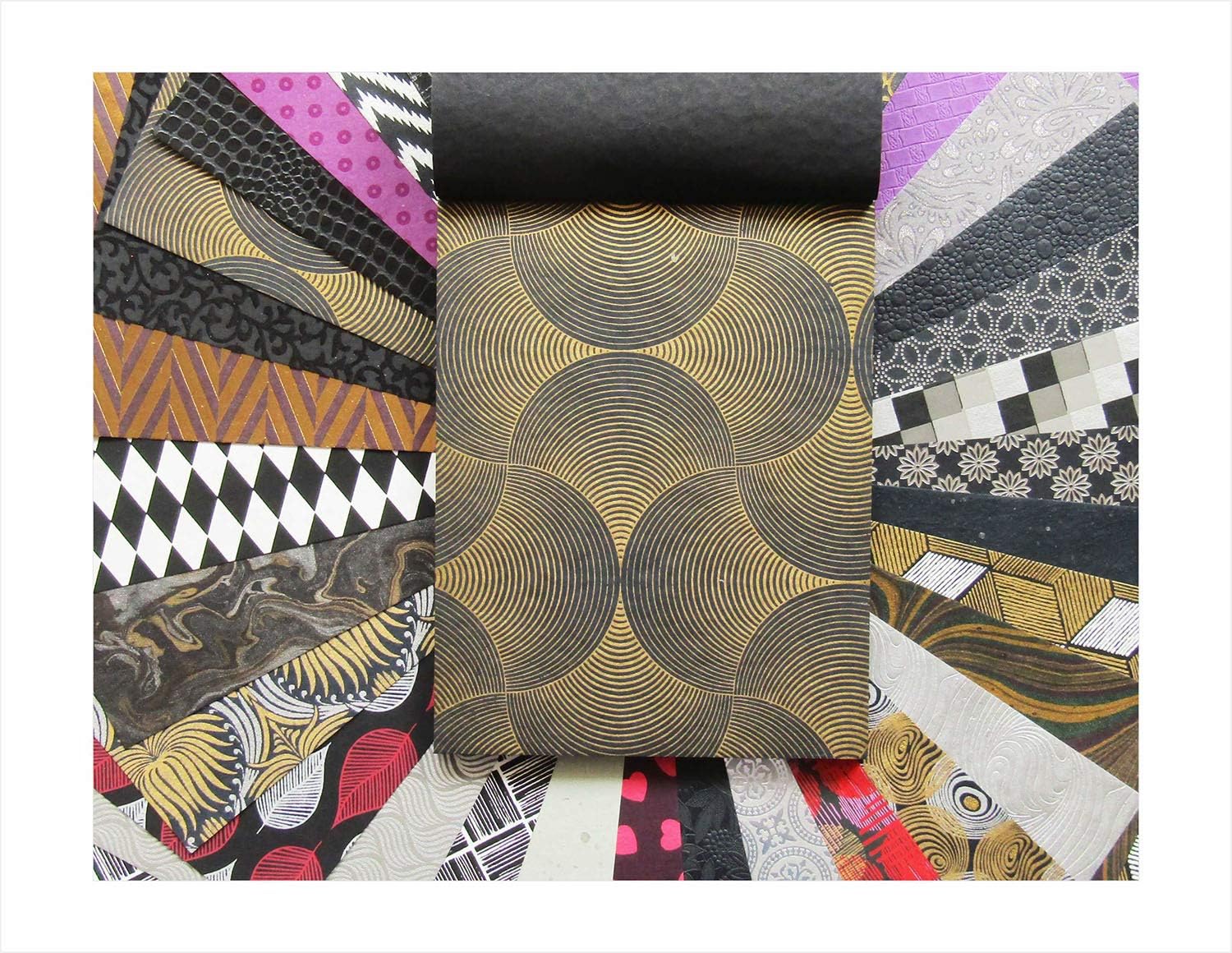 Paperhues Remembrance Handmade Scrapbook Collection Papers 8.5x11" Pad, 36 Sheets.