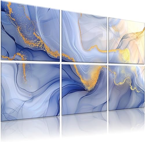 Miniatura 32 de Paneles acústicos decorativos, paquete de 8 paneles de arte de pared grandes de 48 x 32 pulgadas, paneles de pared autoadhesivos a prueba de sonido