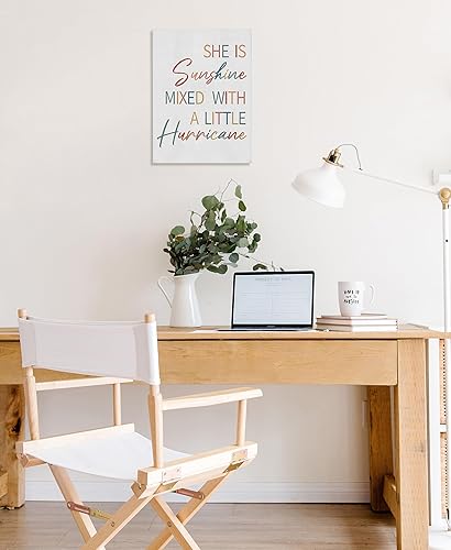 Miniatura 5 de She is Sunshine Mixed with a Little Hurricane - Lienzo decorativo para la pared del cuarto del bebé, decoración para el hogar, habitación de bebé,