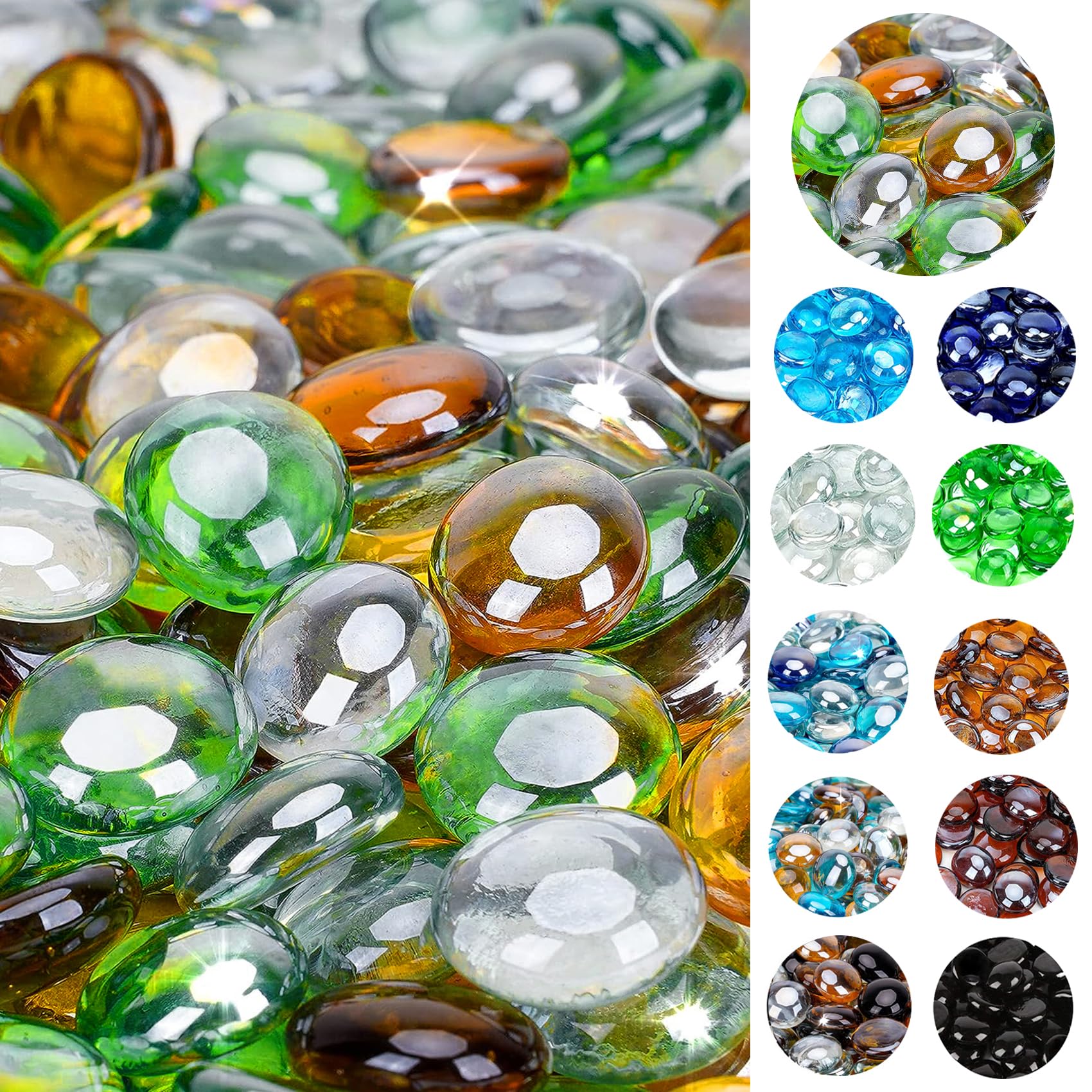 Perles en verre de 4,5 kg onlyfire pour foyer au gaz et table de brasero
