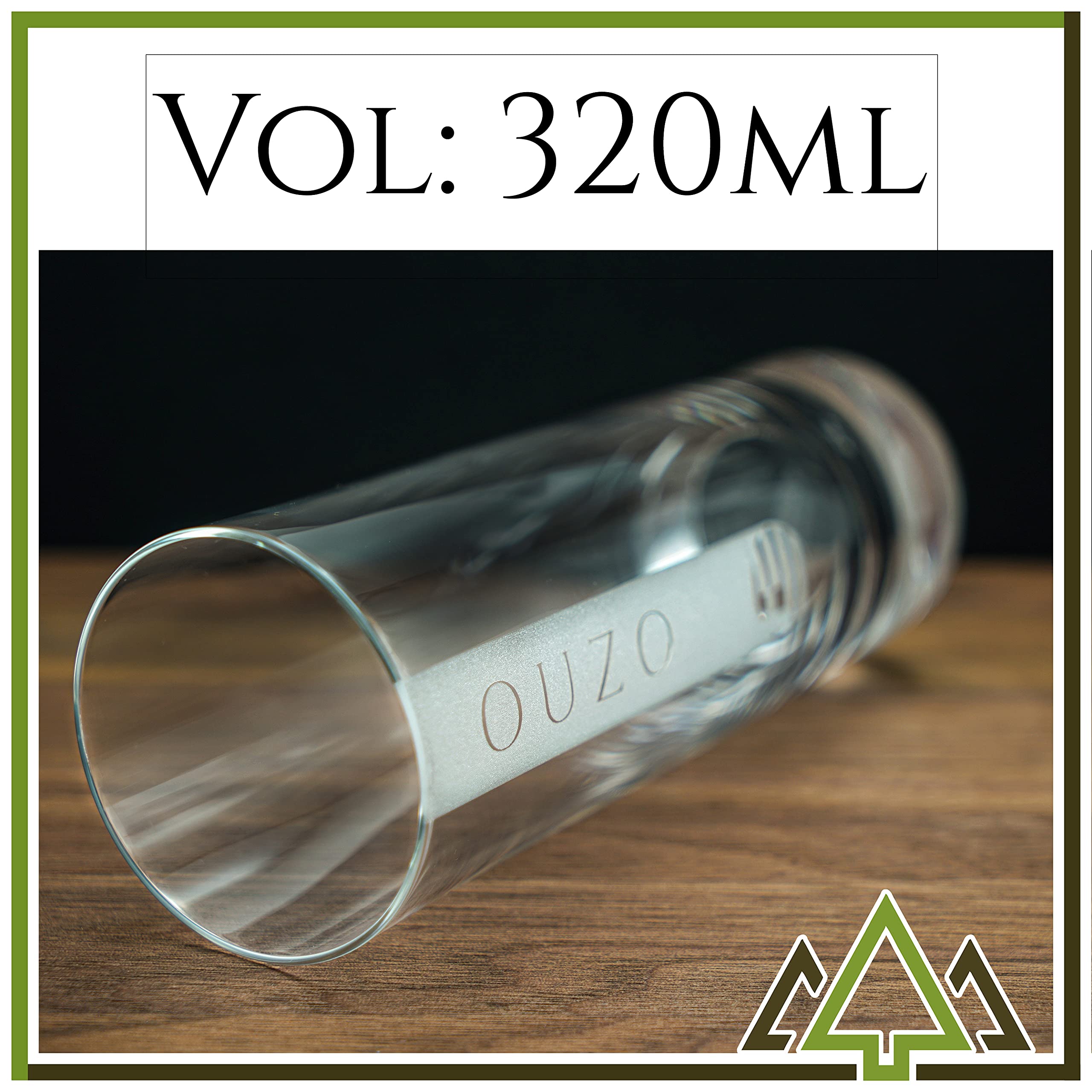 Ouzo glas - Athene - De Smaken van Griekenland