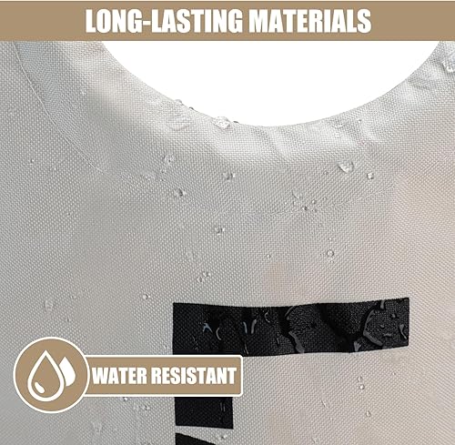 Vista 4 de DOKEHOM - Canasta de lavandería extragrande de 125 litros, bolsa de lavandería plegable, canasta de ropa alta y autónoma, contenedor de lavado Beige