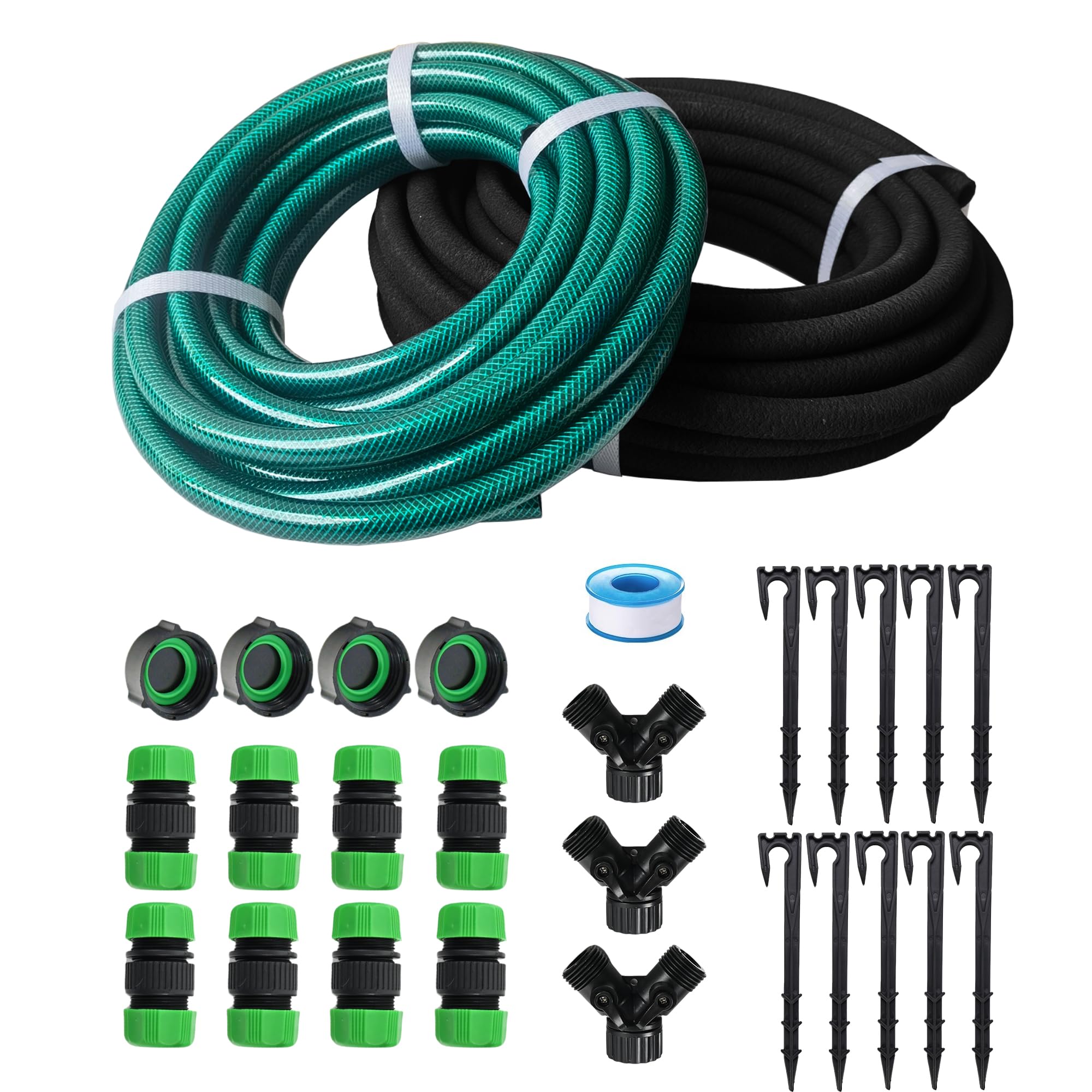 LARNORJE Customizable Soaker Hose System