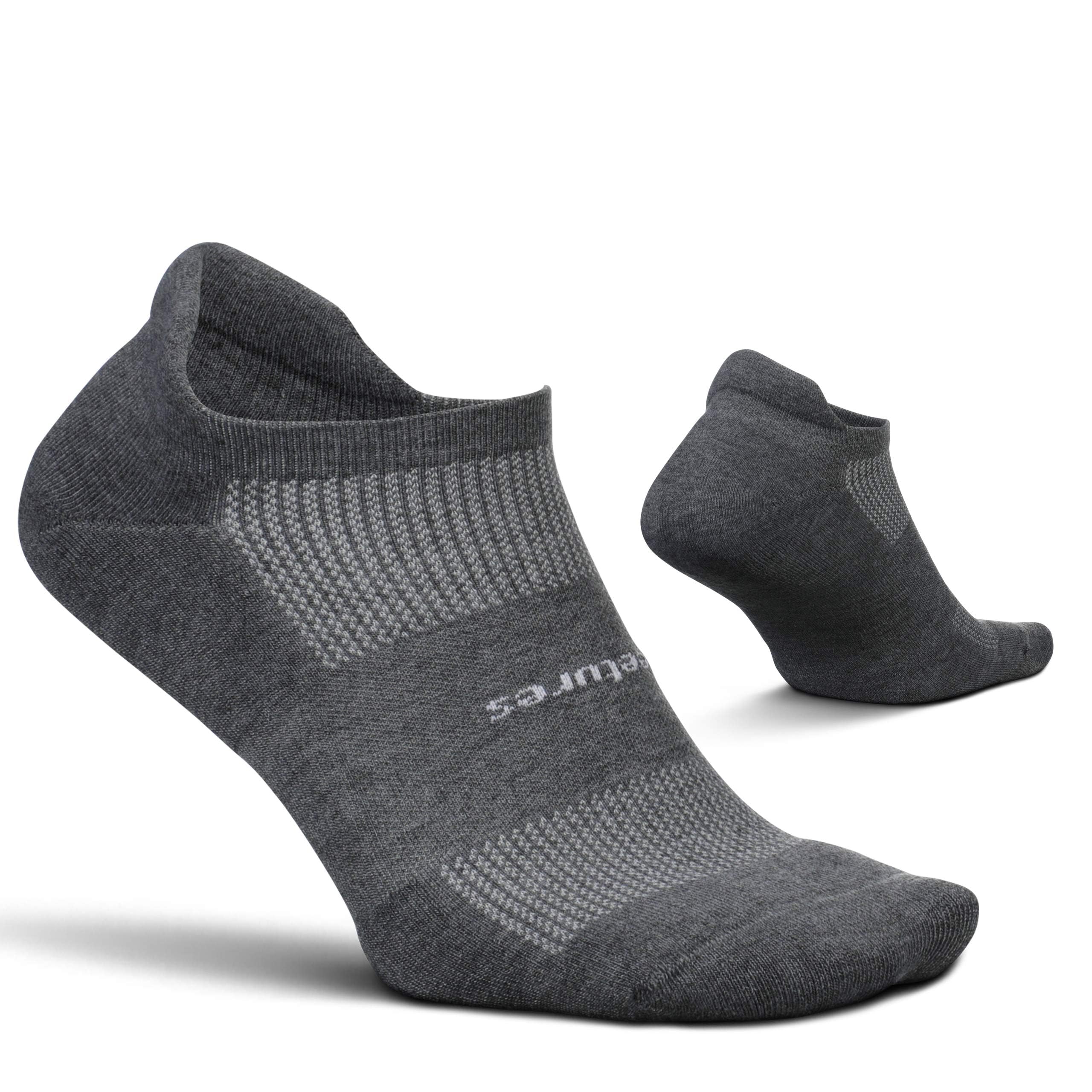 Feetures High Performance Max Cushion Ankle Sock - Tab Socks for Women Men with Heel Tab