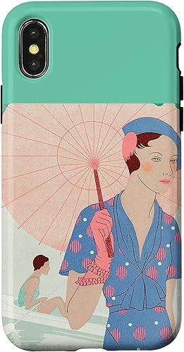 Miniatura 4 de iPhone 11 Pro Max Art Taste Beauty Leaves of Feminine Elegance Umbrella Lady Case