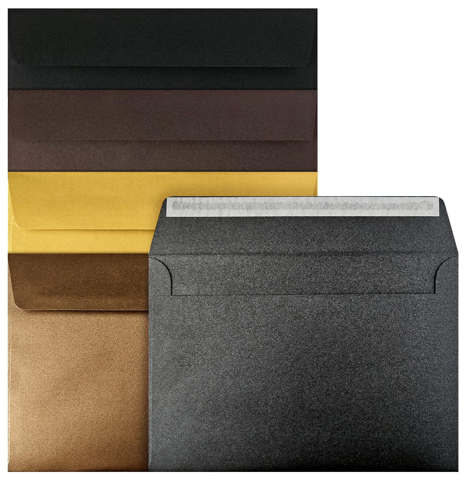 Netuno 20 Large Elegant envelopes Glamour Mix C5 162 x 229 mm 6.4 x 9 in Large Colourful envelopes Envelope Set for A5 Letters Wedding Invitations Greeting Cards documents Postcards — image 1