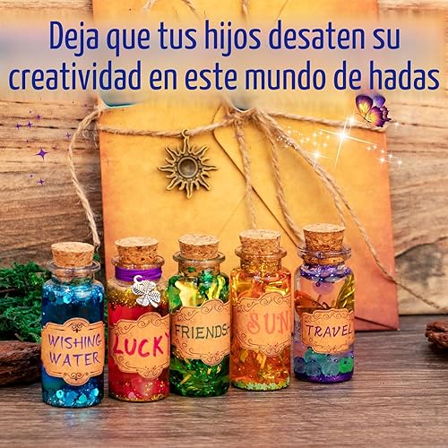 Miniatura 8 de Alritz Kit de pociones de hadas, kit de mezcla mágica, 20 botellas, regalos de Navidad, adornos, manualidades, regalos de Navidad, cumpleaños,