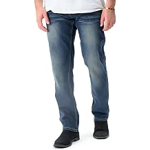 Mens Classic 5-Pocket Slim Straight Jeans