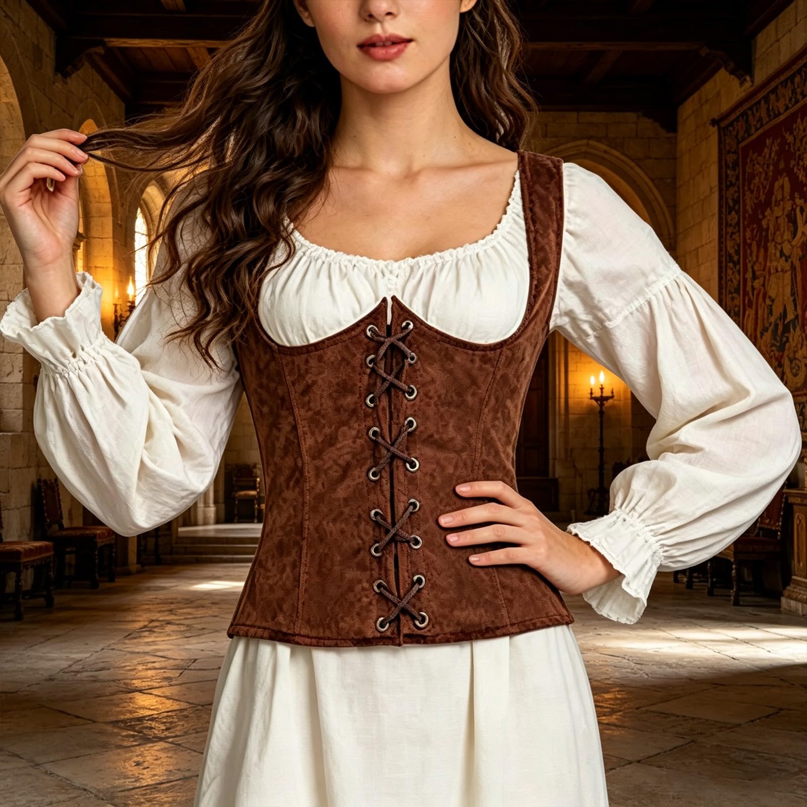 Bustino Donna Contenitivo Dimagrante, Corpetto Donna Halloween